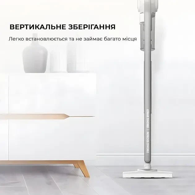 Пылесос ручной вертикальный для дома Cord White Мощный вертикальный пылесос 600 ВТ Пылесос для мебели ручной - фото 7 - id-p2150003773