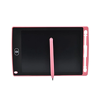Графічний LCD планшет Writing Tablet 8,5" зі стилусом дитячий для творчості та малювання Рожевий (272)