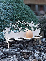 Підставка для пасхальних яєць на Великдень Дерев'яна пасхальна підставка під крашанки