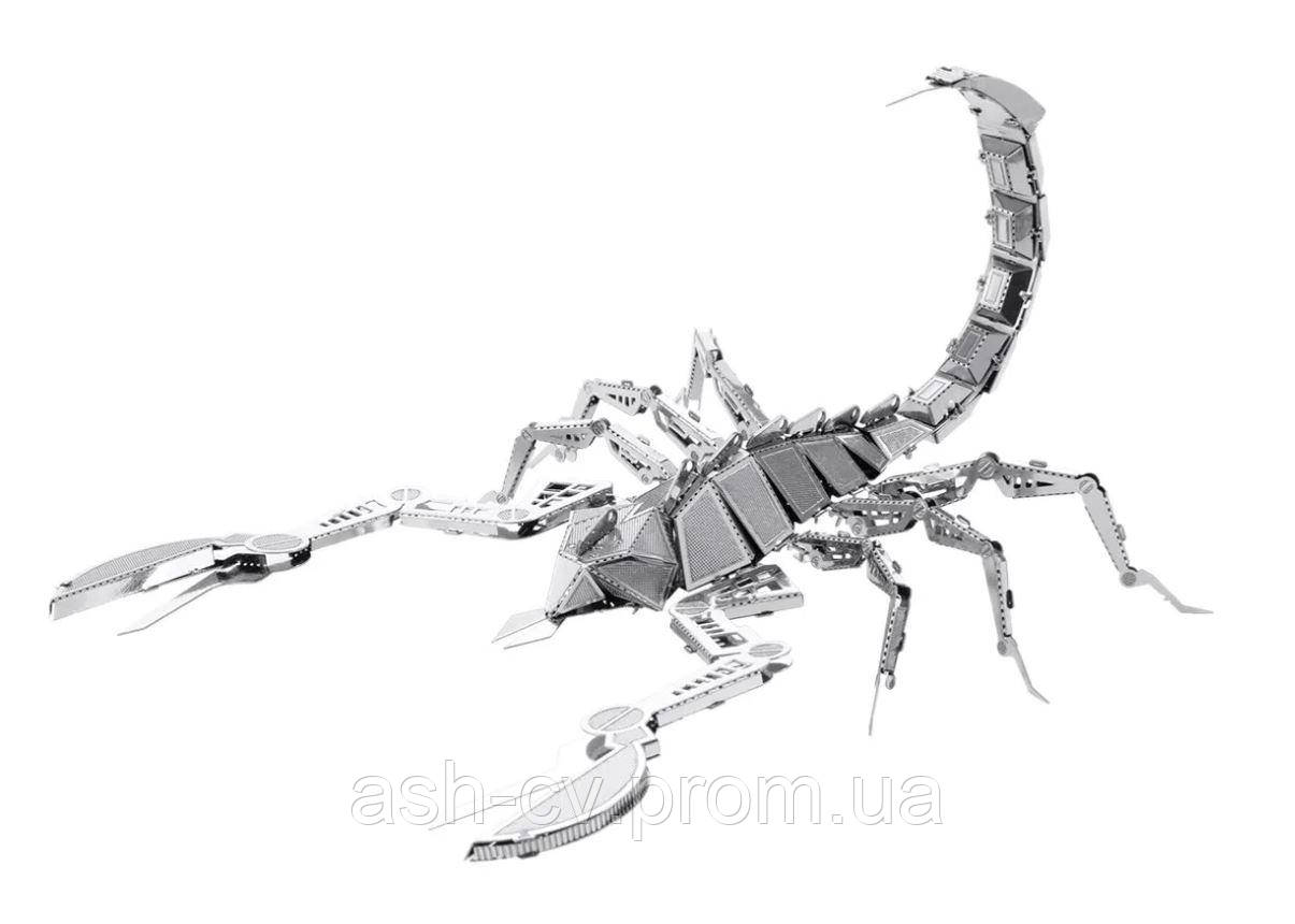 Металевий, 3D, конструктор, пазли, модель, Скорпіон, Scorpion