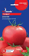 Томат Зинуля низкорослый высокоурожайный сорт мякоть сахаристая очень вкусная скороспелый, упаковка 0,1 г