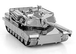 Металевий, 3D, конструктор, пазли, модель, Танк, Tank, M1, Abrams