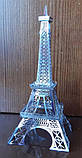 Металевий, 3D, конструктор, пазли, модель, Ейфелева вежа, Eiffel Tower, фото 4