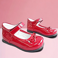 Дитячі святкові туфельки, ошатне взуття для дівчаток із супінатором. Розмір: 22