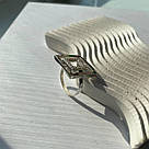 Срібна каблучка об'ємної форми Rihanna, фото 3