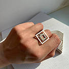 Срібна каблучка об'ємної форми Rihanna, фото 6