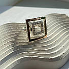 Срібна каблучка об'ємної форми Rihanna, фото 5