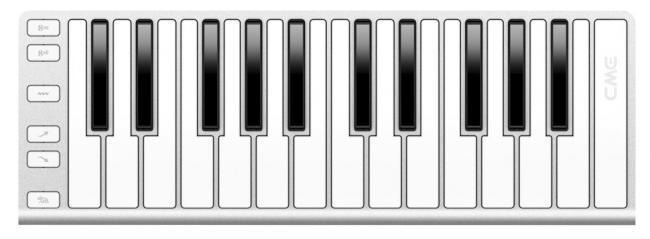 MIDI-клавіатура CME Xkey 25 silver