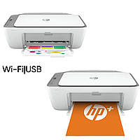 Принтер для печати фотографий HP DeskJet Мфу для офиса Wi-Fi|USB Струйные принтеры (Офисный)