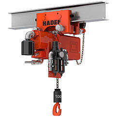 Таль пневматична ланцюгова з керованою кареткою переміщення HADEF Premium Line, серія 70/06 APH
