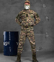 Мужская тактическая армейская форма + бейсболка Light мультикам (S - XXL) саржа Военный костюм ЗСУ