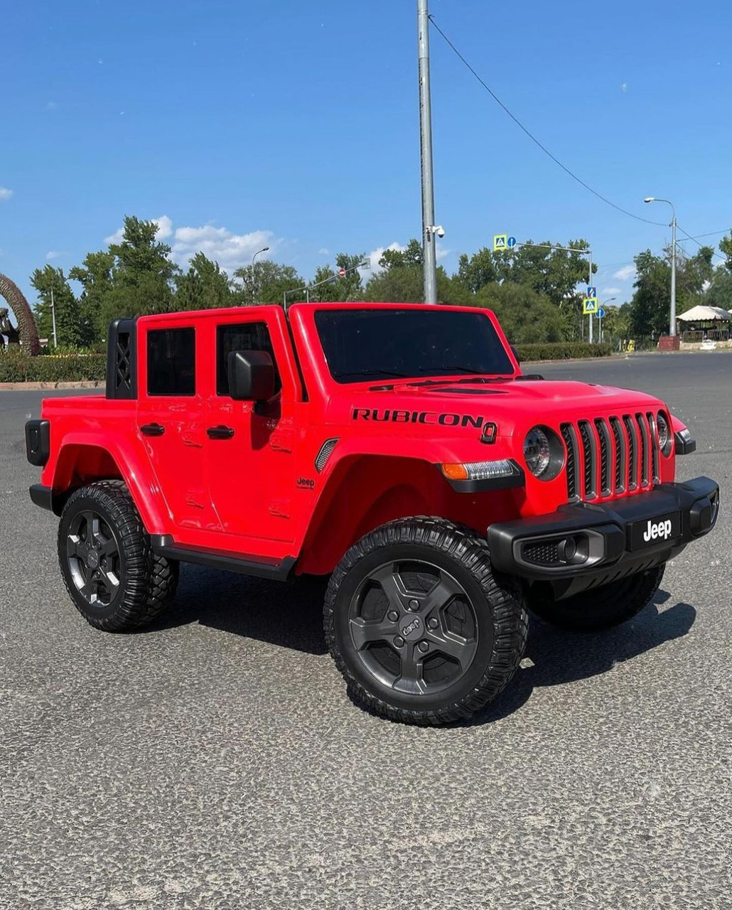 Дитячий двомісний електромобіль Джип Jeep Rubicon на акумуляторі + пульт