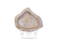 Тарелка мелкая  керамическая Нормандия   28х24х3,4  коричневая  \керамика большая тарелка обеденная