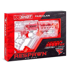 Швидкострільний бластер X-SHOT Chaos FAZE Respawn (12 кульок), 36499