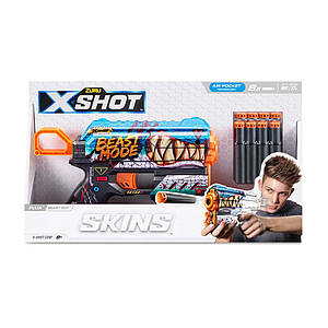 Швидкострільний бластер X-SHOT Skins Flux Beast Out (8 патронів), 36516L