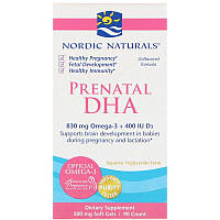 Рыбий Жир для беременных 500 мг Nordic Naturals 90 гелевых капсул KT, код: 1846604
