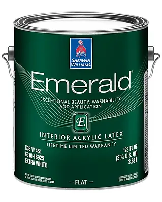 Фарба EMERALD (Смарагд) Interior Acryllic Latex, FLAT (Блакитний). Sherwin-Williams