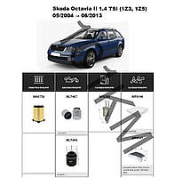 Комплект фільтрів Skoda Octavia II 1.4 TSI (2008-2013) WIX