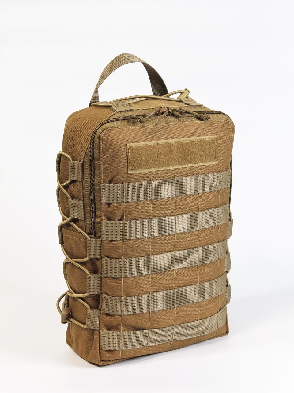 Штурмовий рюкзак 10л з кишенею під гідратор Койот - фото 1 - id-p2150021174