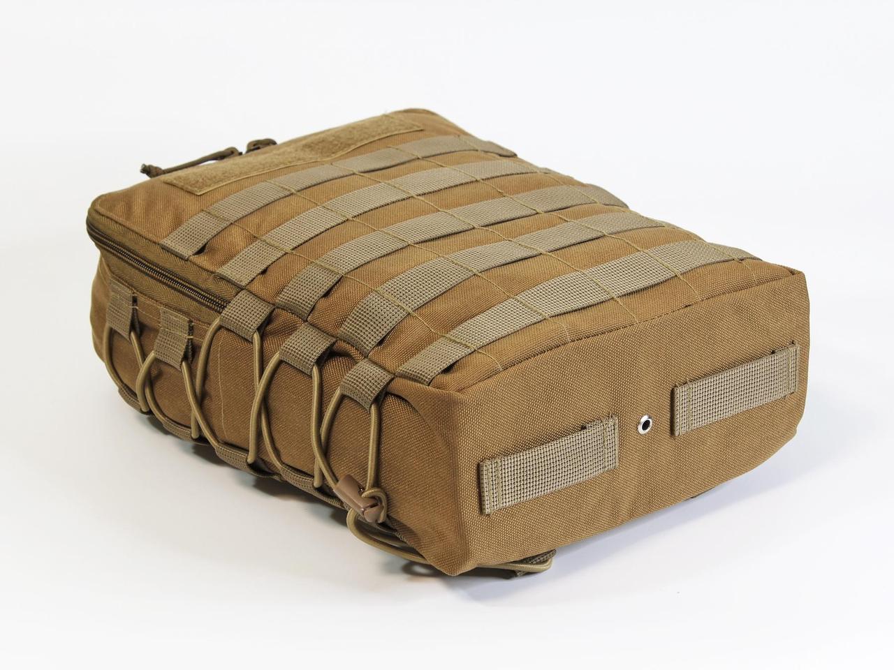 Штурмовий рюкзак 10л з кишенею під гідратор Койот - фото 3 - id-p2150021174