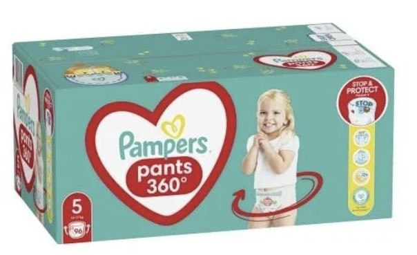 Підгузки-трусики Pampers pants 5 (12-17 кг) на 96 шт, фото 1