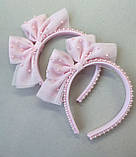 Бант Обруч Розовый Барби Бантик рожевий Барбі Дитячий 280 грн, фото 3