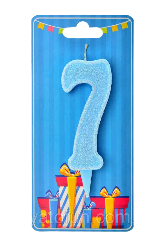 Свічки на торт Цифри "7", фото 1