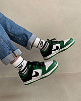 Nike Dunk Low Black White Green