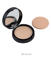 Пудра компактная для лица Bogenia Velvet Matte Powder - 103-neutral-натуральный