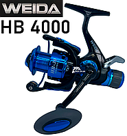 Катушка Weida HB 40a 4000 (3 BB 5.1:1) карповая с бейтраннером