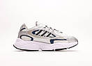 Кросівки чоловічі білі Adidas Ozmillen White Silver Blue (15054), фото 2