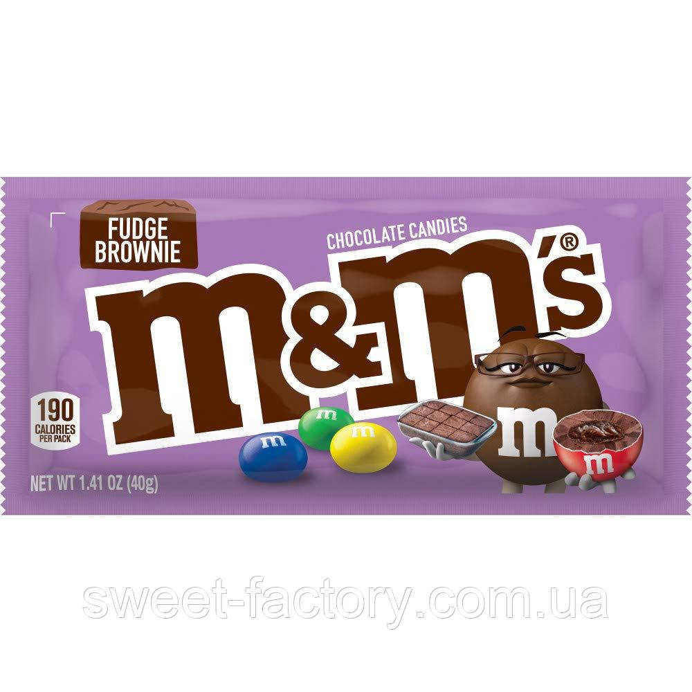 Драже M&M's Fudge Brownie 40g