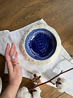 Тарілка для подачі «Корал» 250 мл, «Синє Капучино»