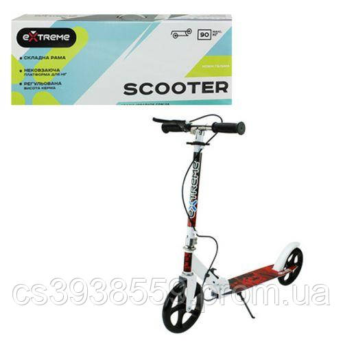 Двоколісні дитячі самокати scooter Самокат із ручним гальмом і ножним гальмом