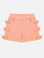 Короткие шорты для девочки 122 персиковый ALG ЦБ-00187545