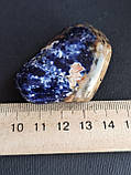 Содаліт камінь без оправи 50*23*21 мм., фото 4
