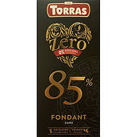 Шоколад Torras Zero 85% темний без цукру 100г