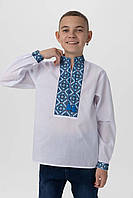Рубашка с вышивкой для мальчика Козачок ТИМОФЕЙ №2 122 см Синий (2000989640998)
