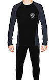 Термобілизна Fishing ROI мікрофліс чорно-сіра, фото 2