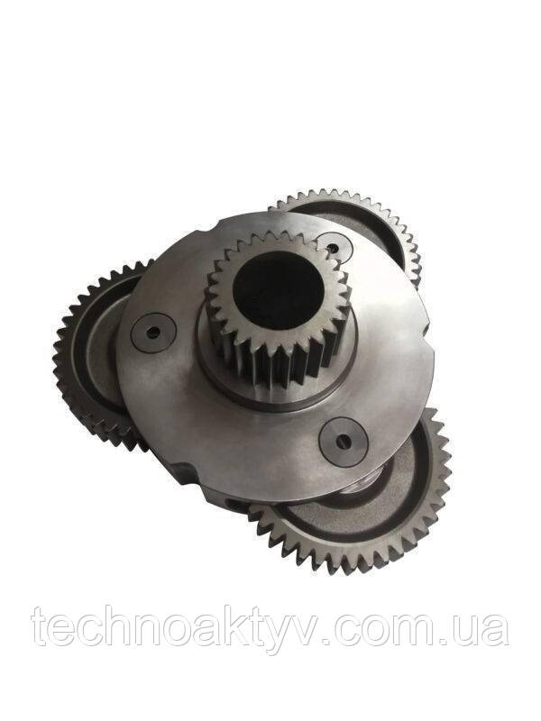 Планетарна передача (водило сателітів, сателіти, сателіт) бортового редуктора (редуктора ходу) екскаватора/бульдозера бортові