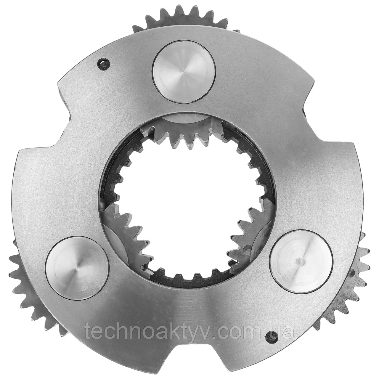 Планетарна передача (водило сателітів, сателіти, сателіт) бортового редуктора (редуктора ходу) екскаватора/бульдозера DOOSAN DX300