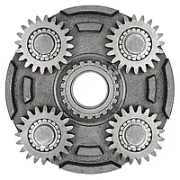 Планетарна передача (водило сателітів, сателіти, сателіт) бортового редуктора (редуктора ходу) екскаватора/бульдозера środkowego