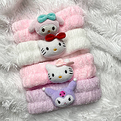 Пов'язка косметична на голову спа hello kitty