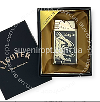 Запальничка подарункова газова "Орел", золота 1166, фото 2