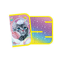 Пенал для школьника АП-1003, 19х10 см (Wet Cat) Toywo Пенал для школяра АП-1003, 19х10 см (Wet Cat)