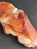 Сердолік камінь без оправи 77*33*13 мм., фото 6