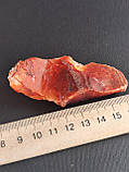 Сердолік камінь без оправи 77*33*13 мм., фото 7