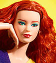 Лялька Барбі Руда з кучерявим волоссям Колор-блок Barbie Signature Looks HJW80, фото 7