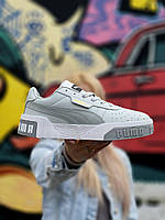 Puma Cali Basket Grey White