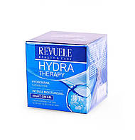 Интенсивно увлажняющий ночной крем для лица Hydra Therapy Revuele 50 мл KS, код: 8163682